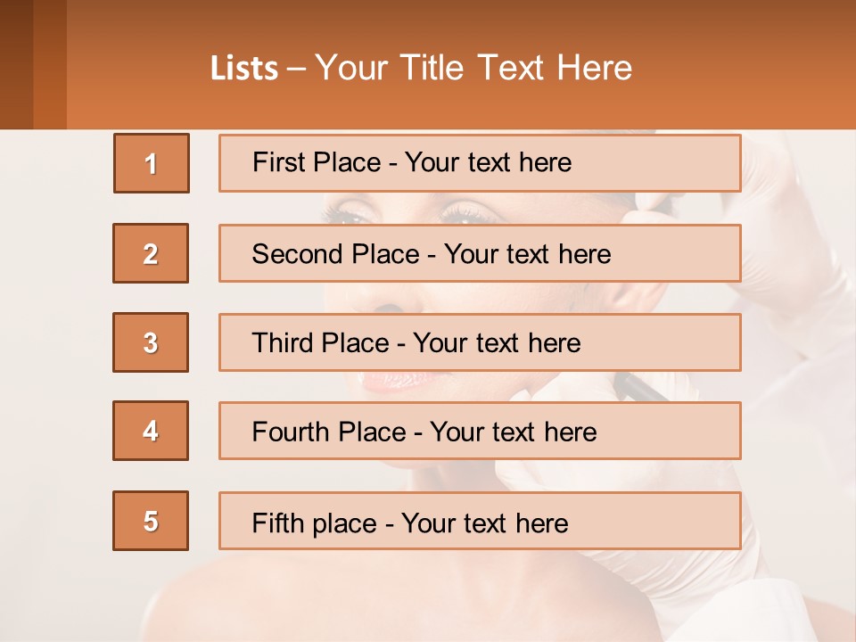 A Woman Getting Her Hair Done By A Hair Stylist PowerPoint Template