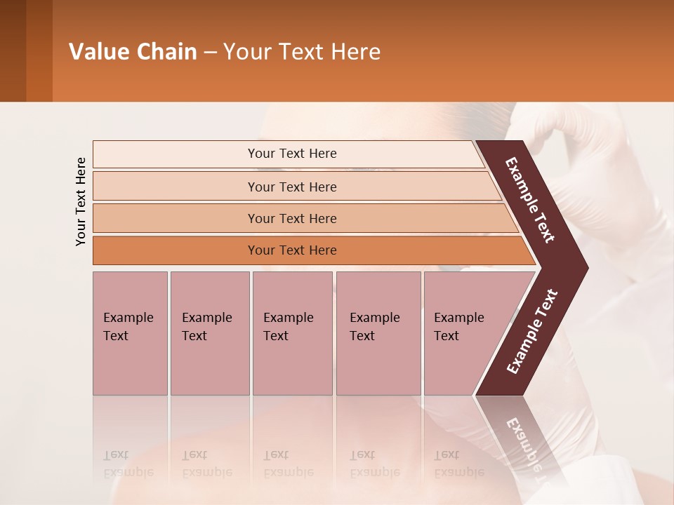 A Woman Getting Her Hair Done By A Hair Stylist PowerPoint Template