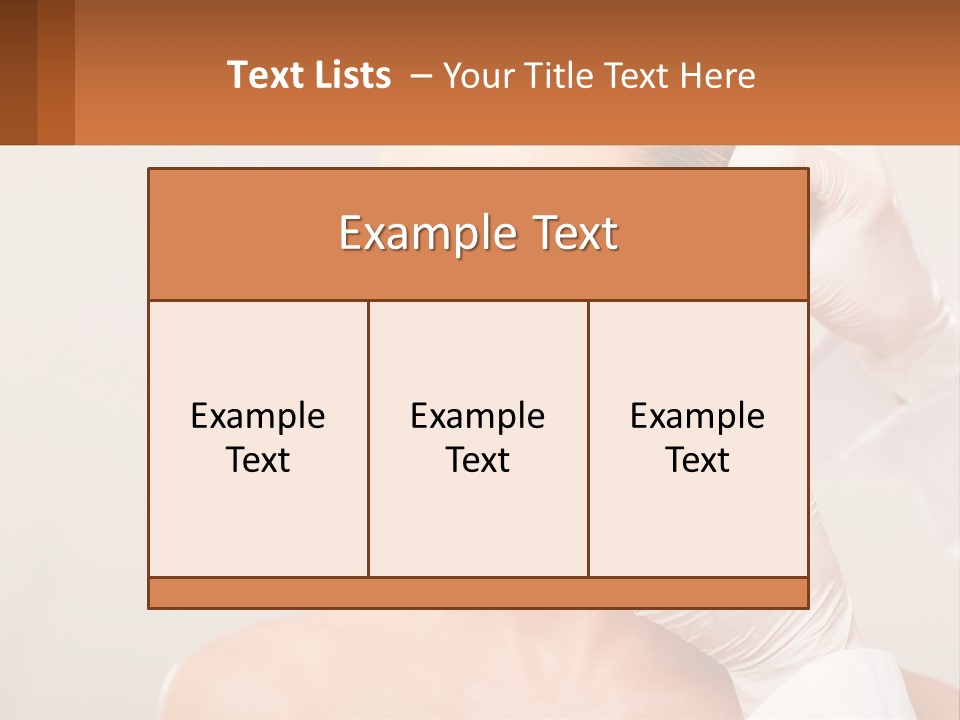 A Woman Getting Her Hair Done By A Hair Stylist PowerPoint Template