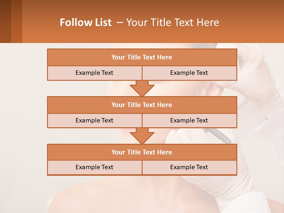 A Woman Getting Her Hair Done By A Hair Stylist PowerPoint Template