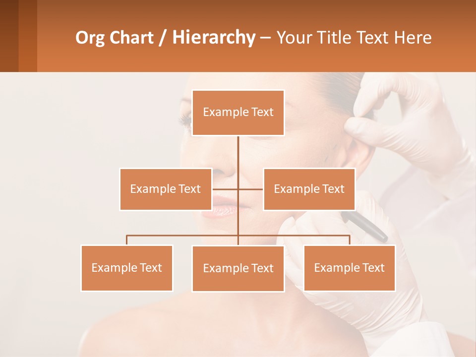 A Woman Getting Her Hair Done By A Hair Stylist PowerPoint Template
