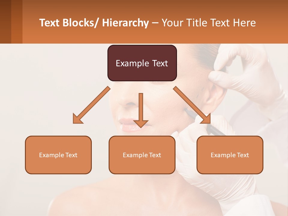 A Woman Getting Her Hair Done By A Hair Stylist PowerPoint Template