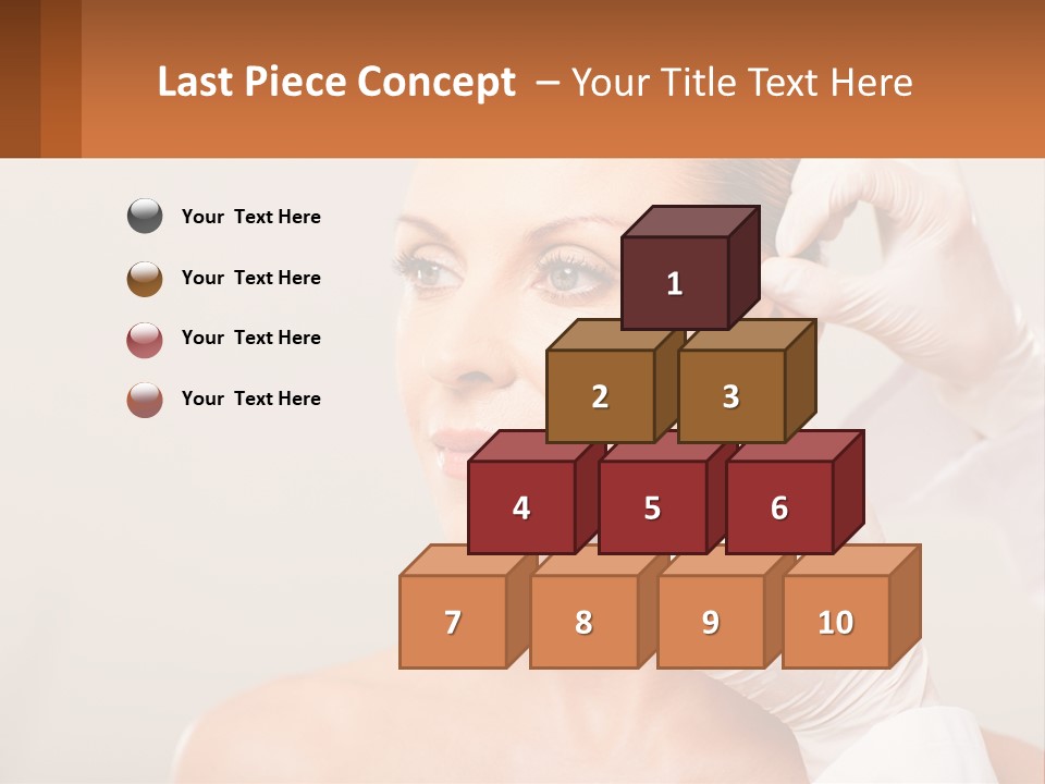 A Woman Getting Her Hair Done By A Hair Stylist PowerPoint Template