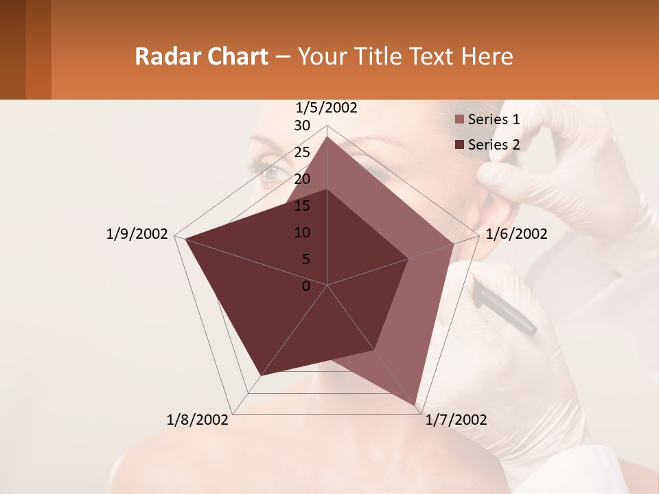 A Woman Getting Her Hair Done By A Hair Stylist PowerPoint Template