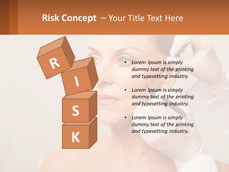 A Woman Getting Her Hair Done By A Hair Stylist PowerPoint Template