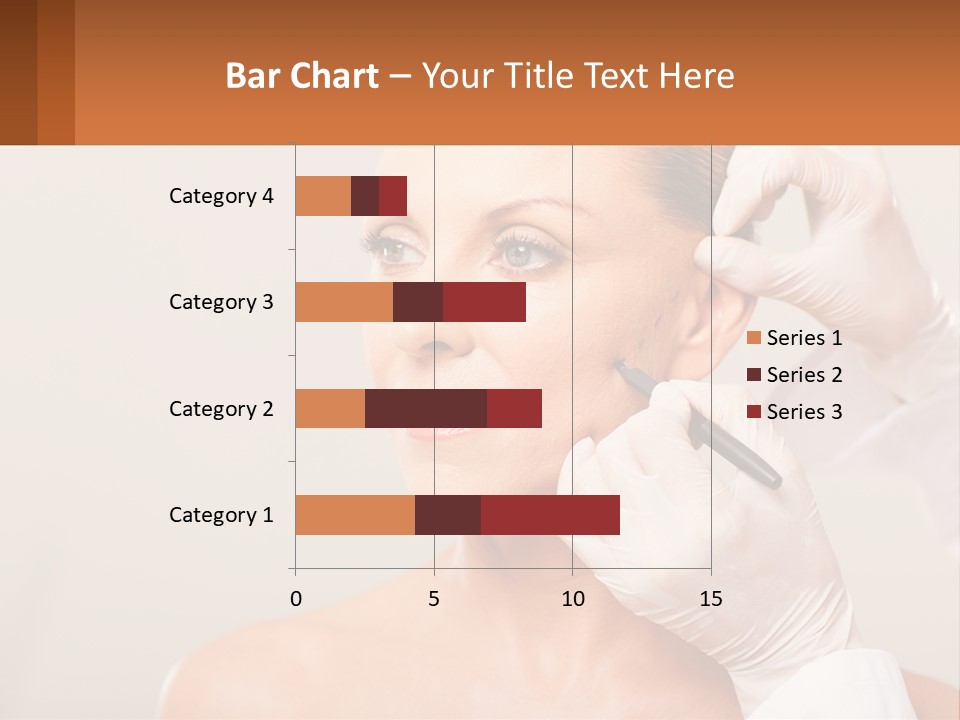 A Woman Getting Her Hair Done By A Hair Stylist PowerPoint Template