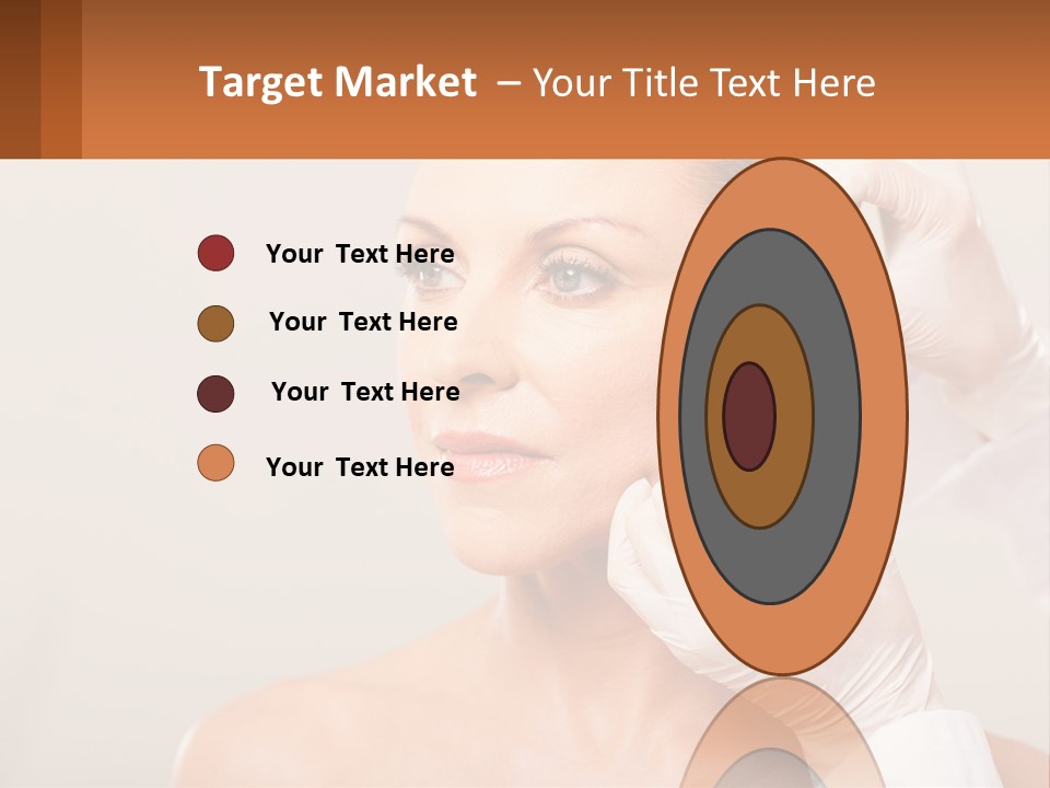 A Woman Getting Her Hair Done By A Hair Stylist PowerPoint Template
