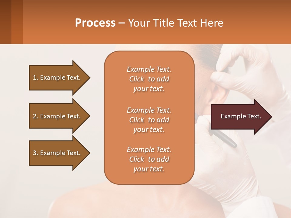 A Woman Getting Her Hair Done By A Hair Stylist PowerPoint Template