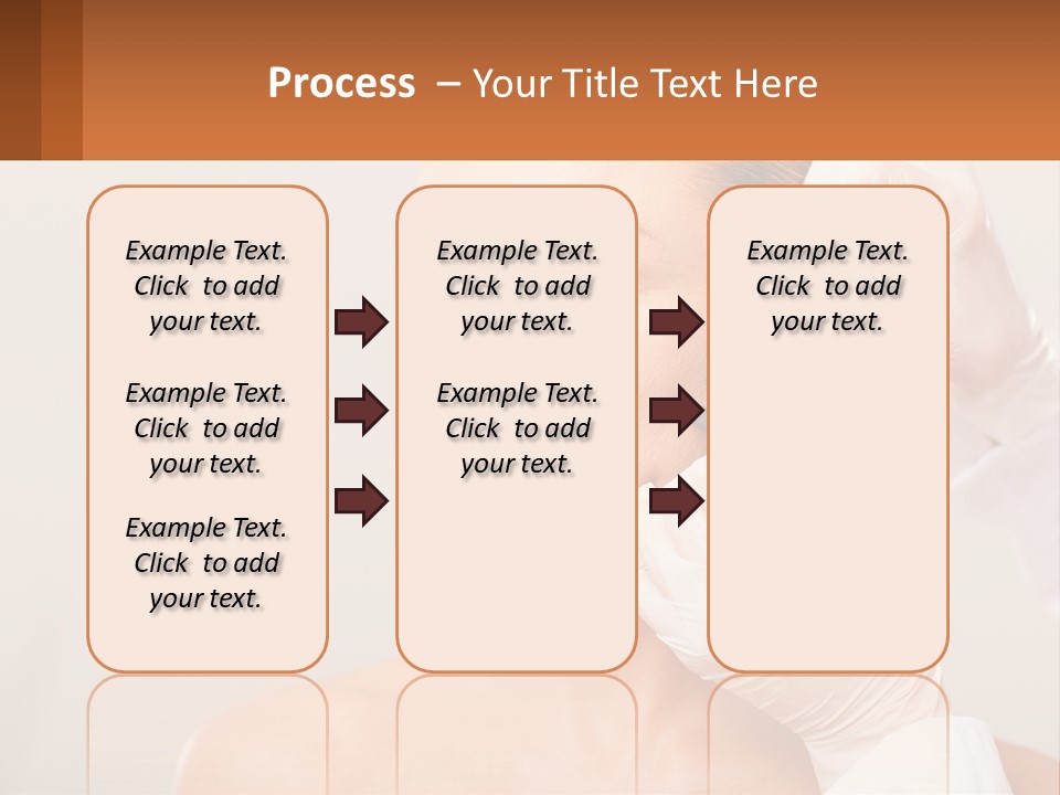 A Woman Getting Her Hair Done By A Hair Stylist PowerPoint Template