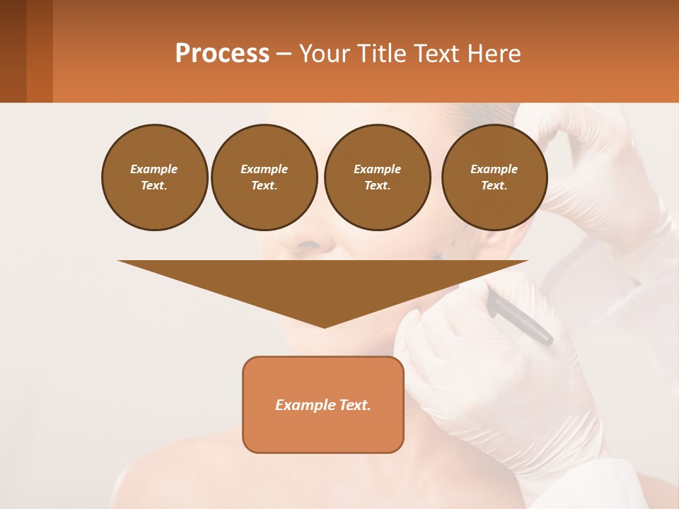 A Woman Getting Her Hair Done By A Hair Stylist PowerPoint Template