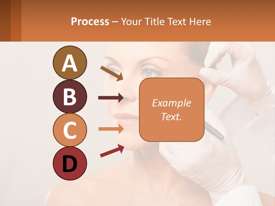 A Woman Getting Her Hair Done By A Hair Stylist PowerPoint Template