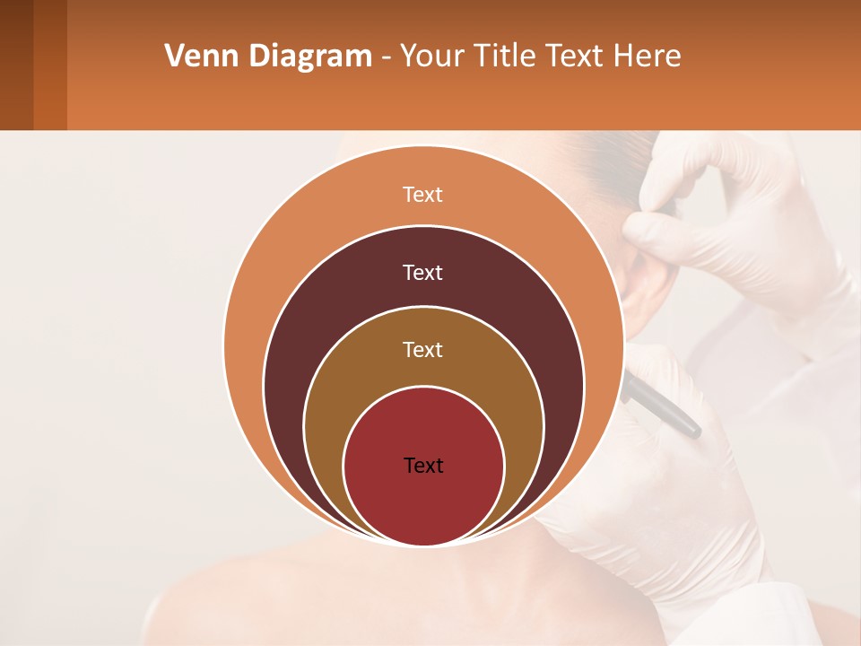 A Woman Getting Her Hair Done By A Hair Stylist PowerPoint Template