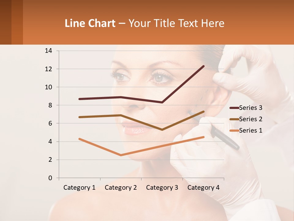 A Woman Getting Her Hair Done By A Hair Stylist PowerPoint Template