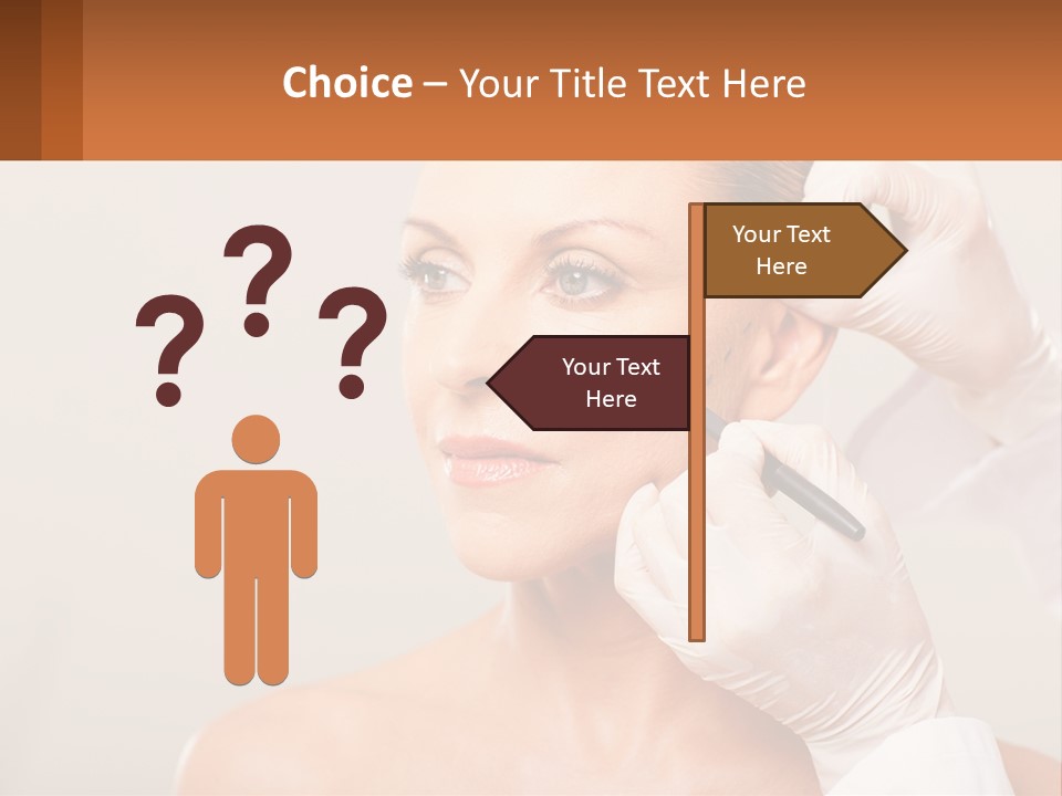 A Woman Getting Her Hair Done By A Hair Stylist PowerPoint Template