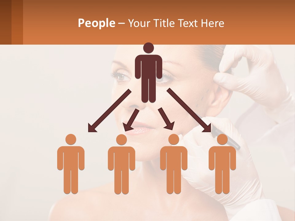 A Woman Getting Her Hair Done By A Hair Stylist PowerPoint Template