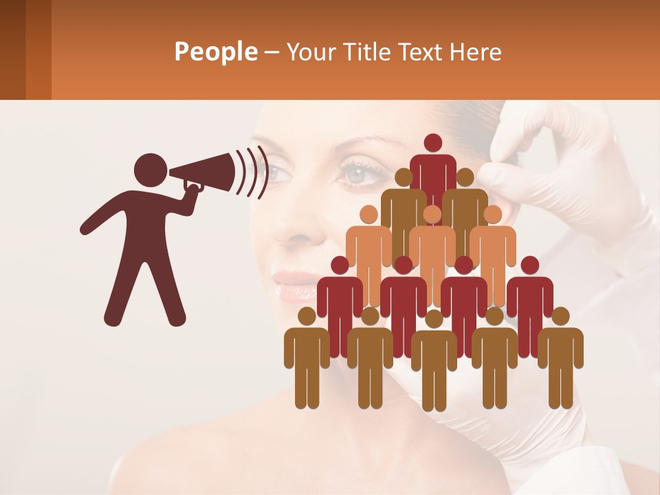 A Woman Getting Her Hair Done By A Hair Stylist PowerPoint Template