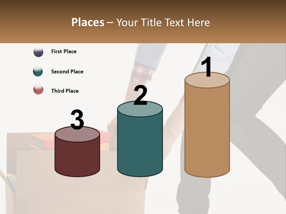 A Person Putting Something In A Cardboard Box PowerPoint Template