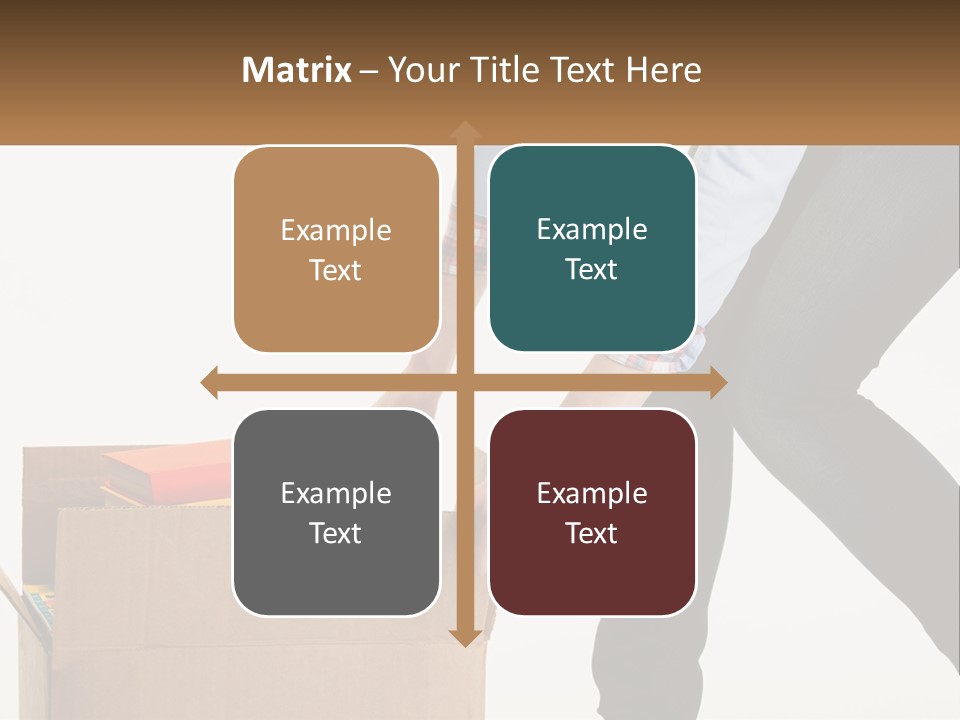 A Person Putting Something In A Cardboard Box PowerPoint Template