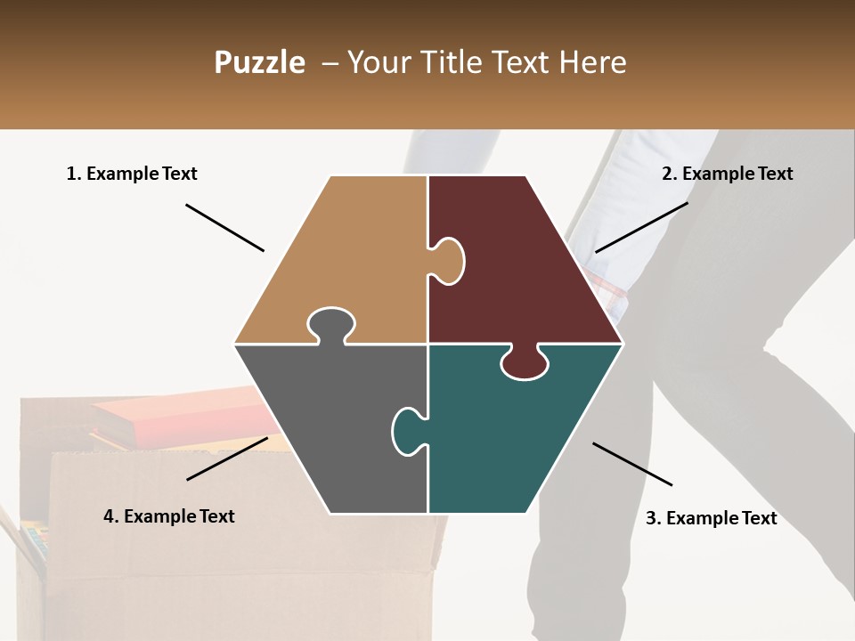 A Person Putting Something In A Cardboard Box PowerPoint Template