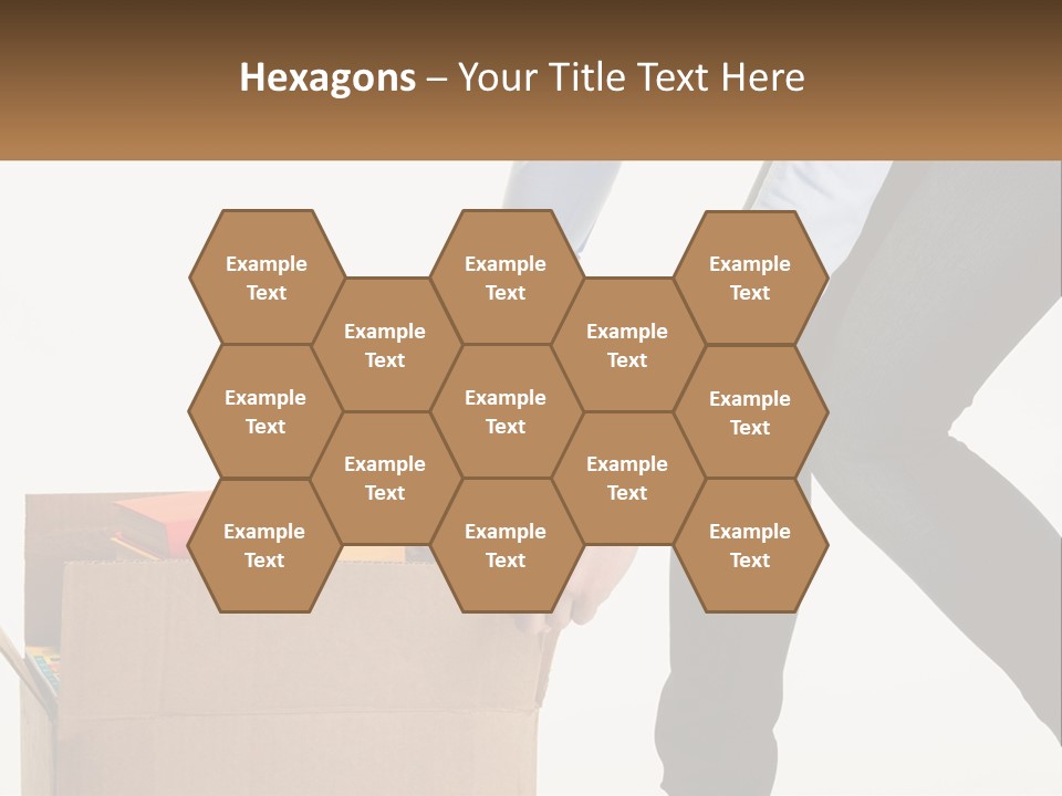 A Person Putting Something In A Cardboard Box PowerPoint Template