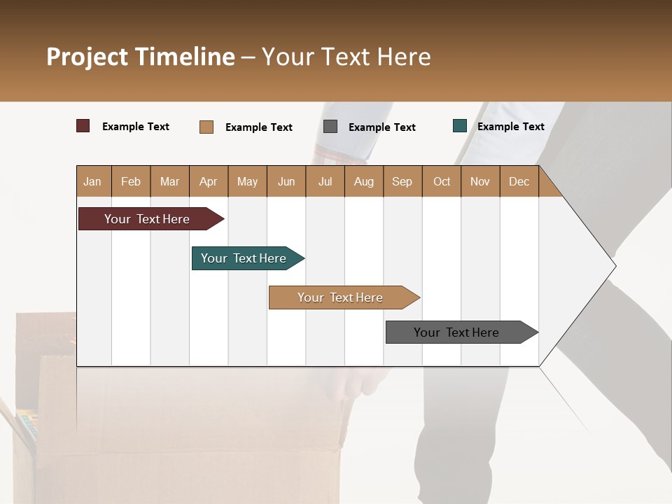 A Person Putting Something In A Cardboard Box PowerPoint Template