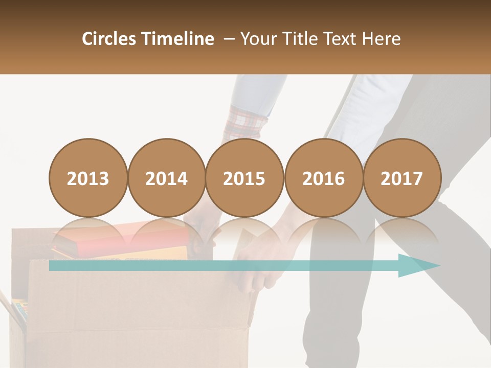 A Person Putting Something In A Cardboard Box PowerPoint Template