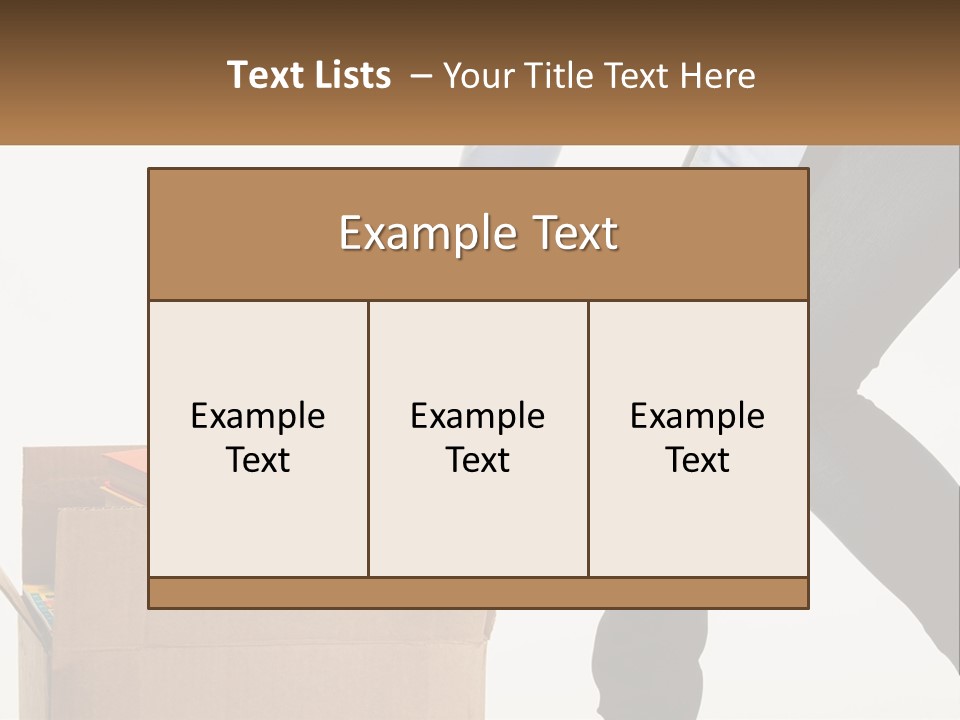 A Person Putting Something In A Cardboard Box PowerPoint Template