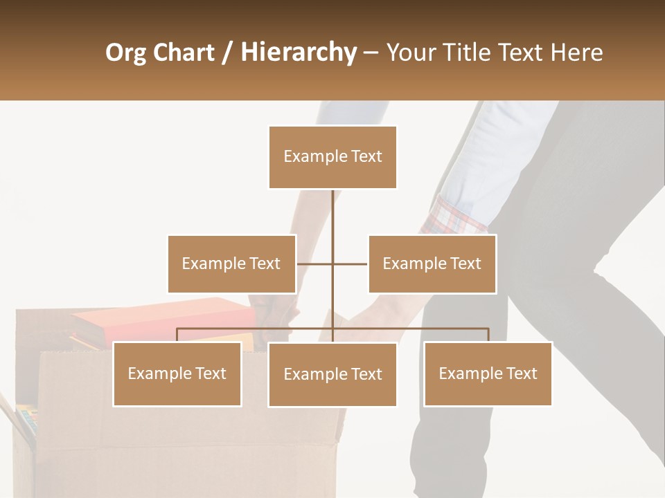 A Person Putting Something In A Cardboard Box PowerPoint Template