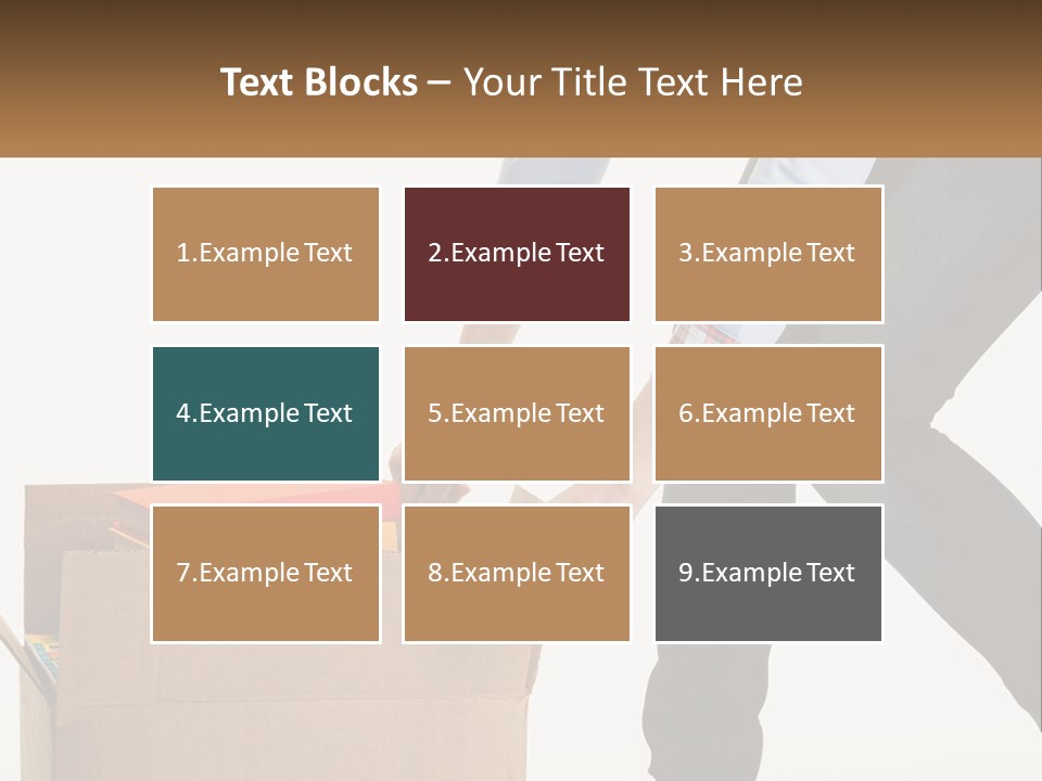 A Person Putting Something In A Cardboard Box PowerPoint Template
