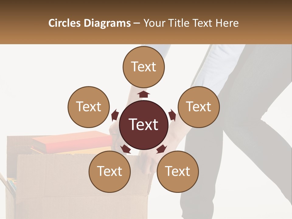 A Person Putting Something In A Cardboard Box PowerPoint Template
