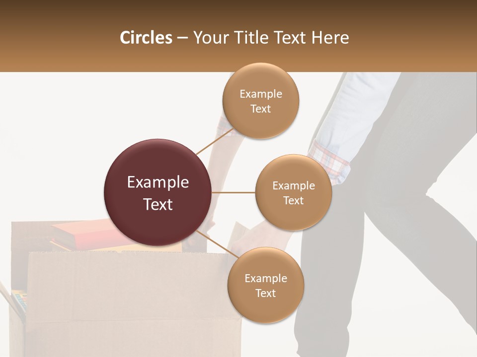 A Person Putting Something In A Cardboard Box PowerPoint Template