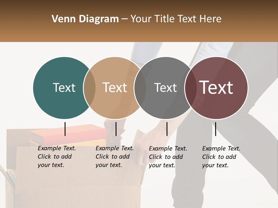 A Person Putting Something In A Cardboard Box PowerPoint Template