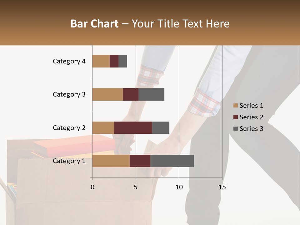 A Person Putting Something In A Cardboard Box PowerPoint Template