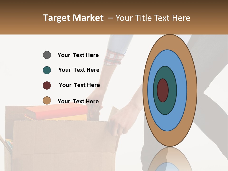 A Person Putting Something In A Cardboard Box PowerPoint Template