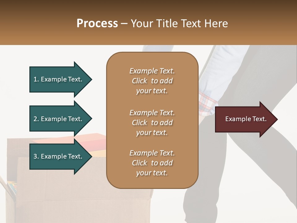 A Person Putting Something In A Cardboard Box PowerPoint Template