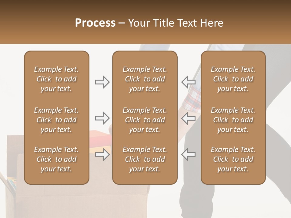 A Person Putting Something In A Cardboard Box PowerPoint Template