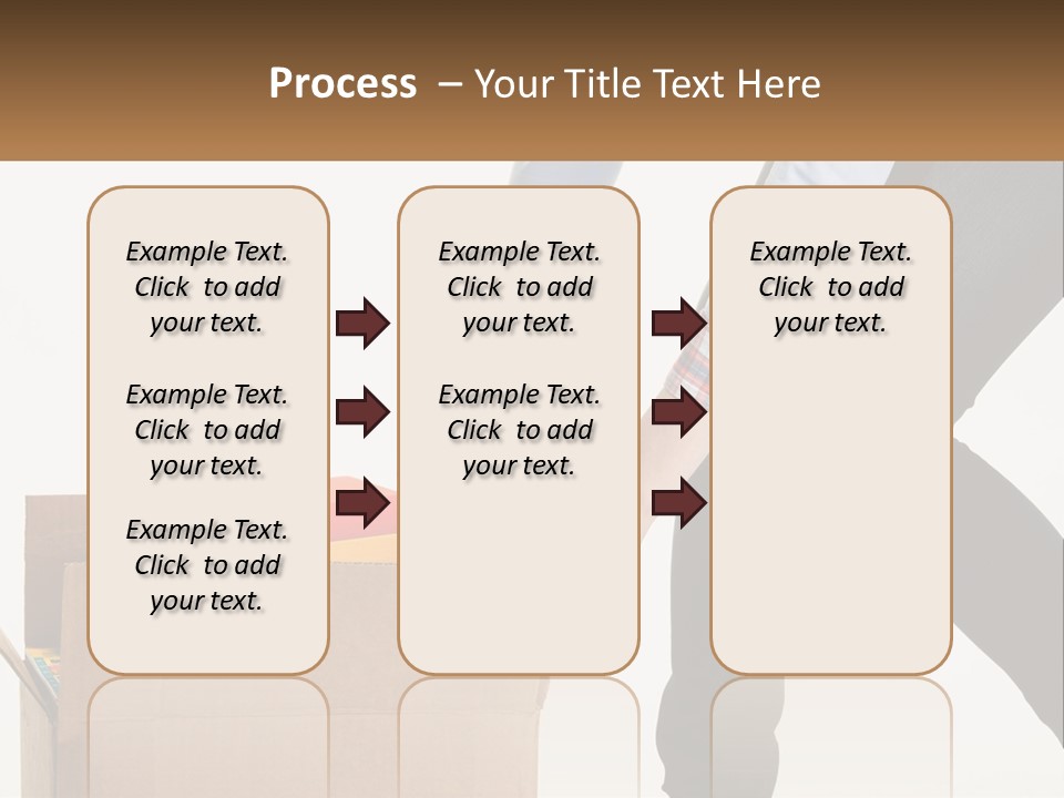A Person Putting Something In A Cardboard Box PowerPoint Template