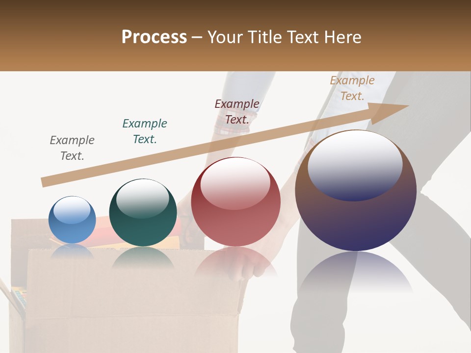 A Person Putting Something In A Cardboard Box PowerPoint Template