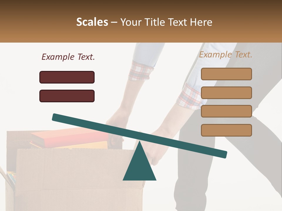 A Person Putting Something In A Cardboard Box PowerPoint Template