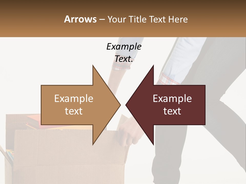 A Person Putting Something In A Cardboard Box PowerPoint Template