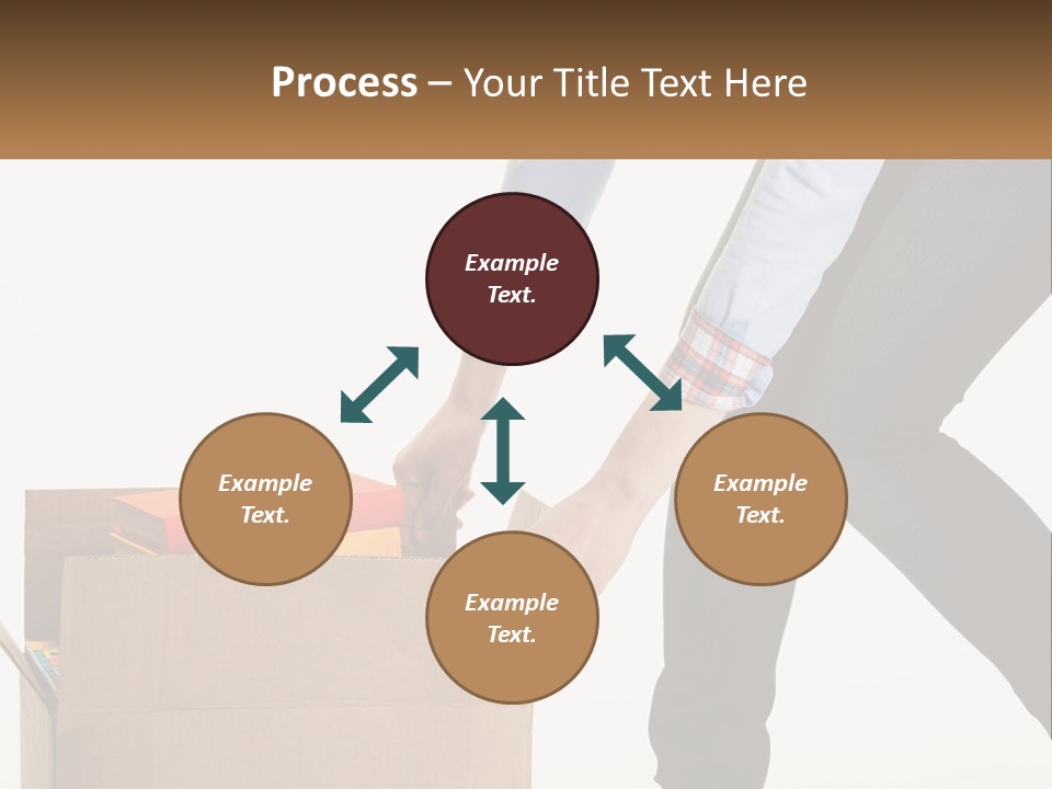 A Person Putting Something In A Cardboard Box PowerPoint Template