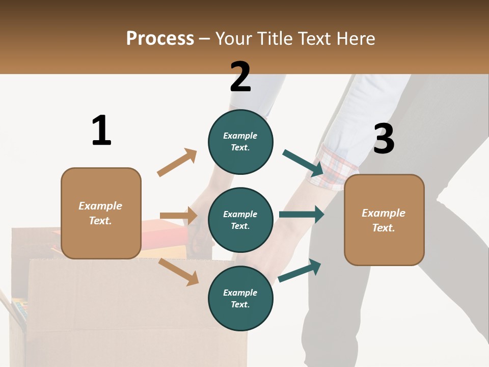 A Person Putting Something In A Cardboard Box PowerPoint Template