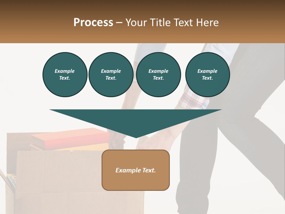 A Person Putting Something In A Cardboard Box PowerPoint Template