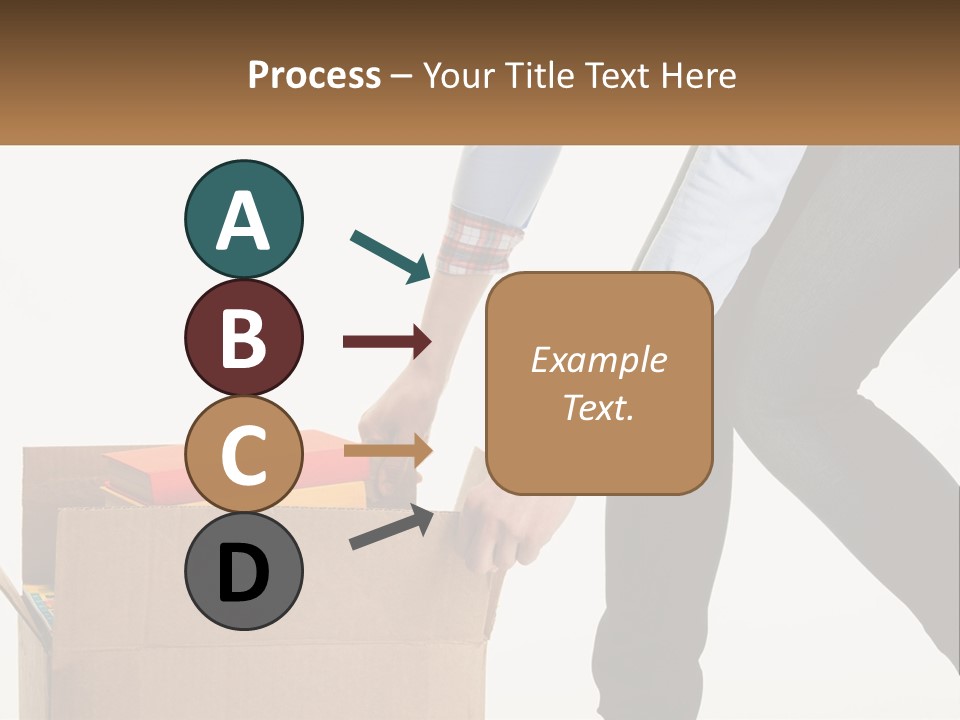 A Person Putting Something In A Cardboard Box PowerPoint Template