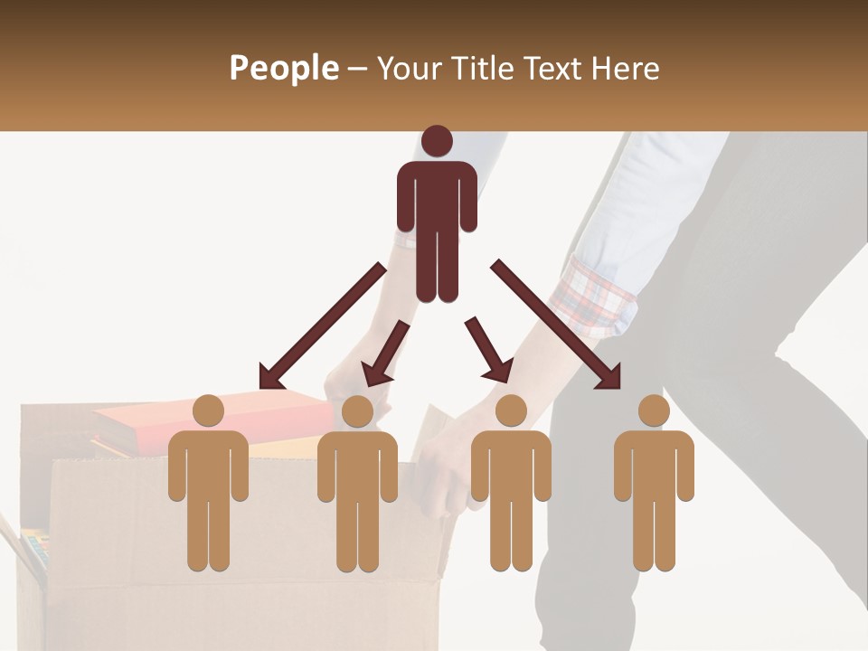 A Person Putting Something In A Cardboard Box PowerPoint Template