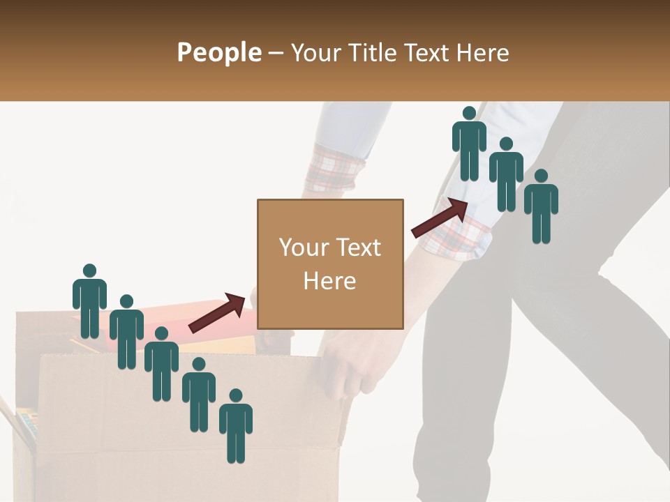 A Person Putting Something In A Cardboard Box PowerPoint Template