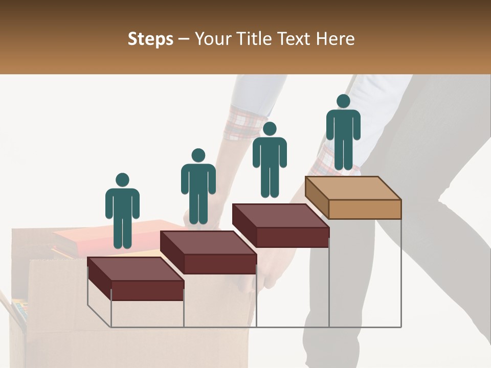 A Person Putting Something In A Cardboard Box PowerPoint Template