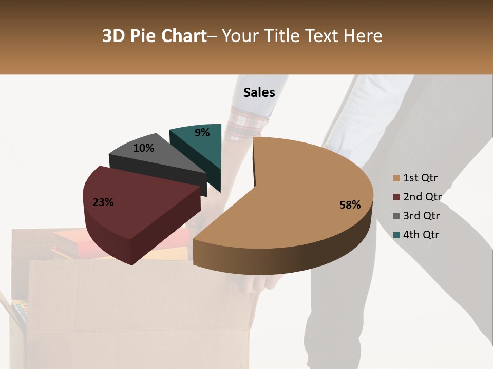 A Person Putting Something In A Cardboard Box PowerPoint Template