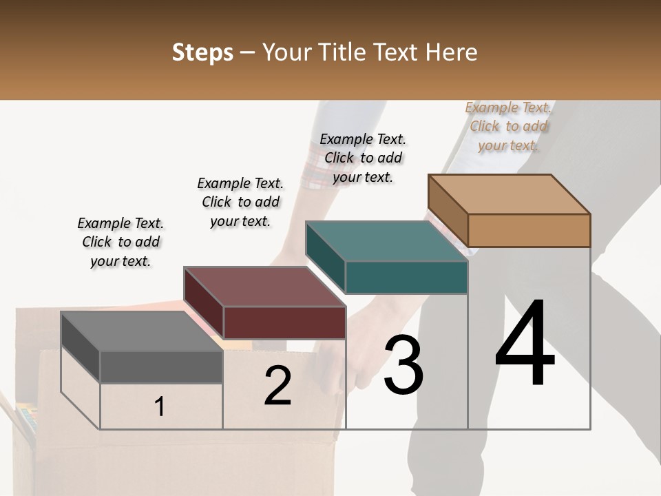 A Person Putting Something In A Cardboard Box PowerPoint Template