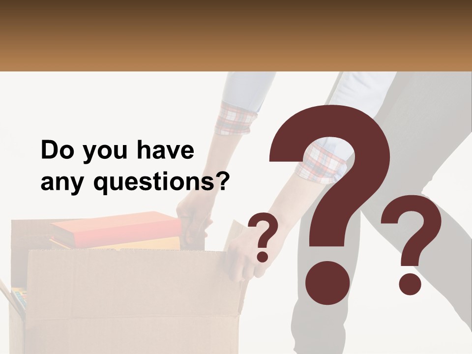 A Person Putting Something In A Cardboard Box PowerPoint Template